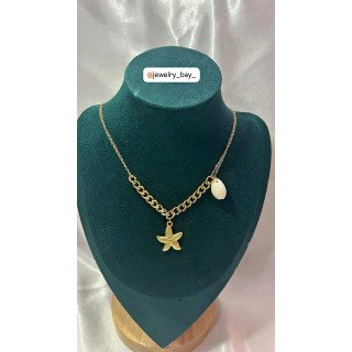 Coastal Starfish Charm Necklace