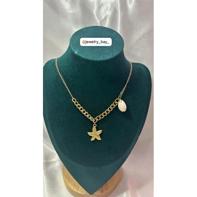 Coastal Starfish Charm Necklace