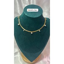 Aurora Crystal Charm Necklace