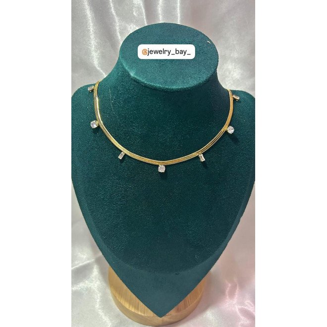 Aurora Crystal Charm Necklace